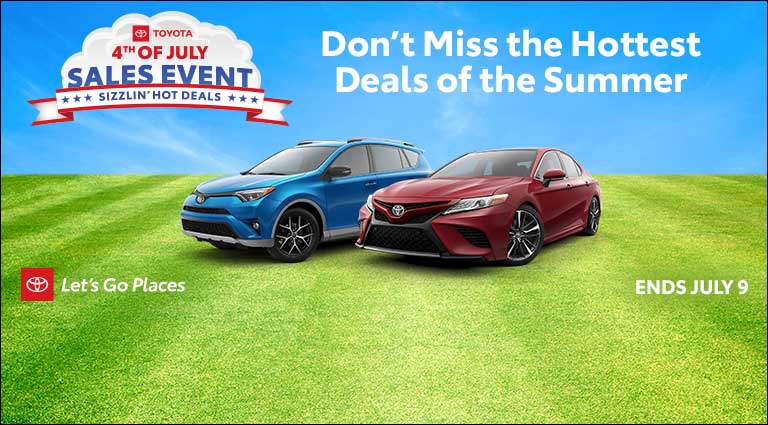 Toyota's 4th of July Sales Event is on Now!