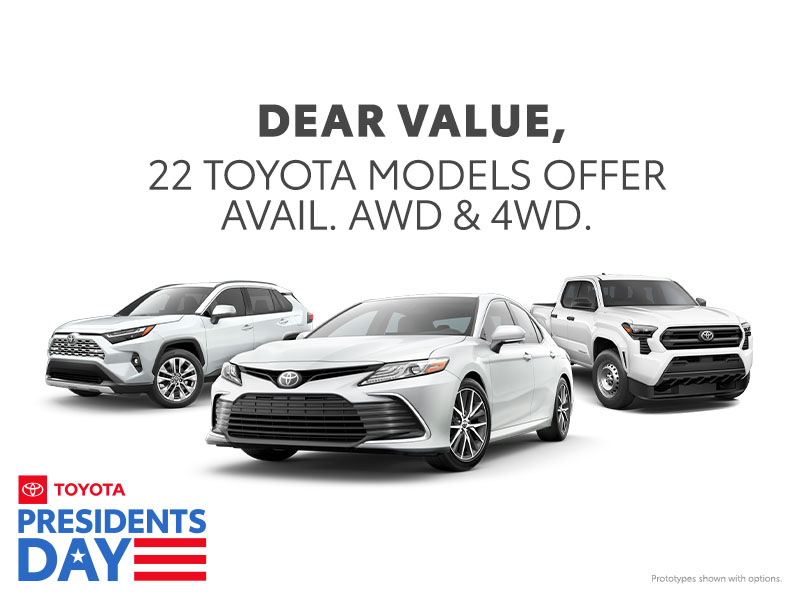 Toyota Local Offers, Toyota Deals & Incentives